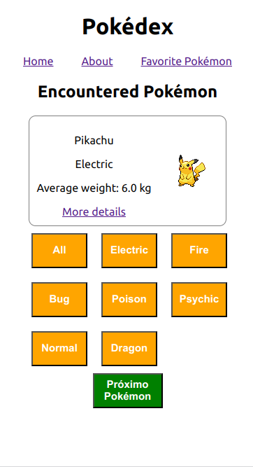 Imagem de uma pokedex